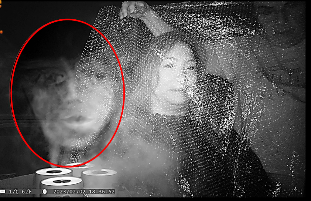 Transimage of a person in the afterlife