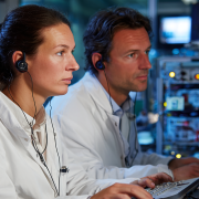 Technicians receiving communications