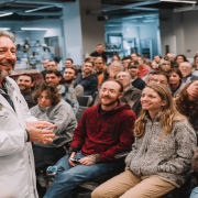 Instructor teaching about the afterlife