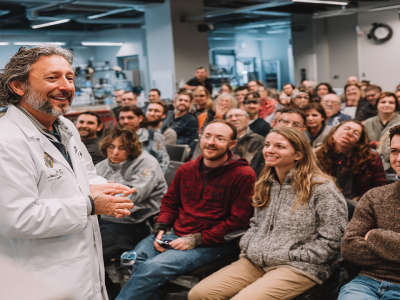 Instructor teaching about the afterlife